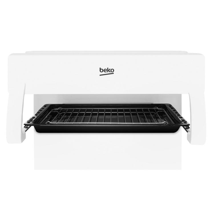 Beko 50cm Gas Cooker With Eye Level Grill - White - Image 5
