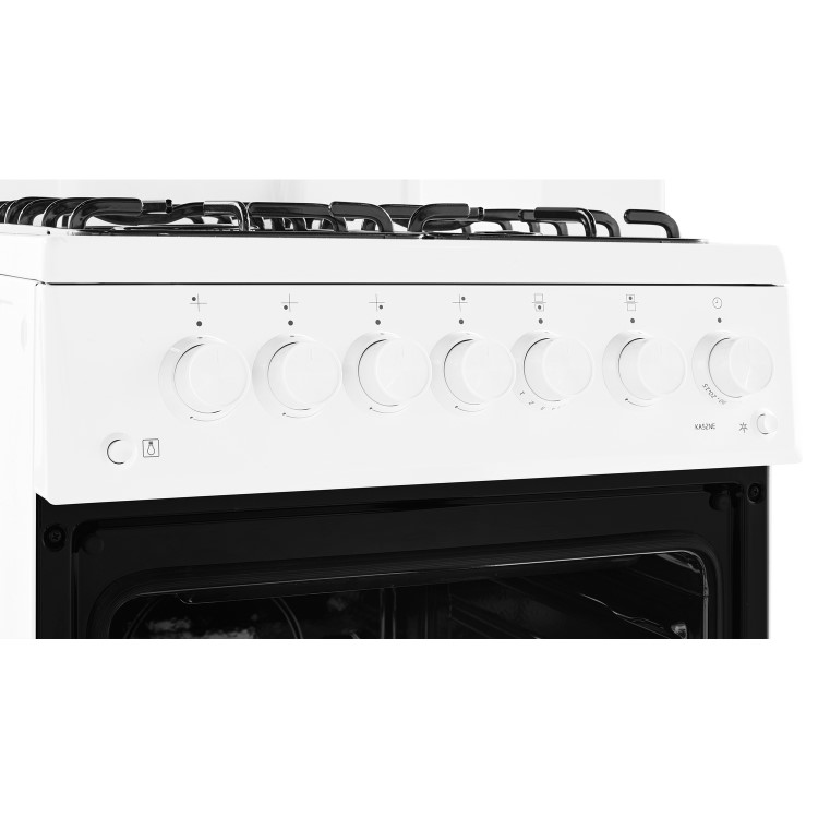 Beko 50cm Gas Cooker With Eye Level Grill - White - Image 6