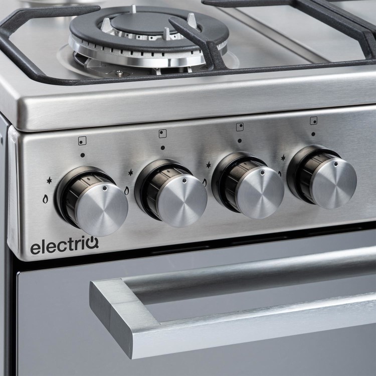 electriQ 60cm Double Oven Dual Fuel Cooker with Mirror Door - Image 10