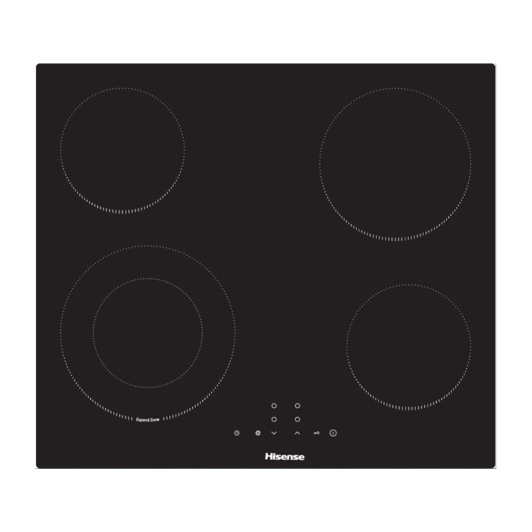 Hisense 60cm 4 Zone Ceramic Hob