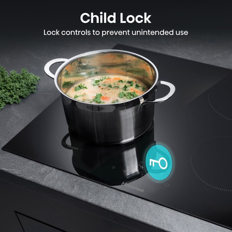 Hisense 60cm 4 Zone Ceramic Hob - Image 8