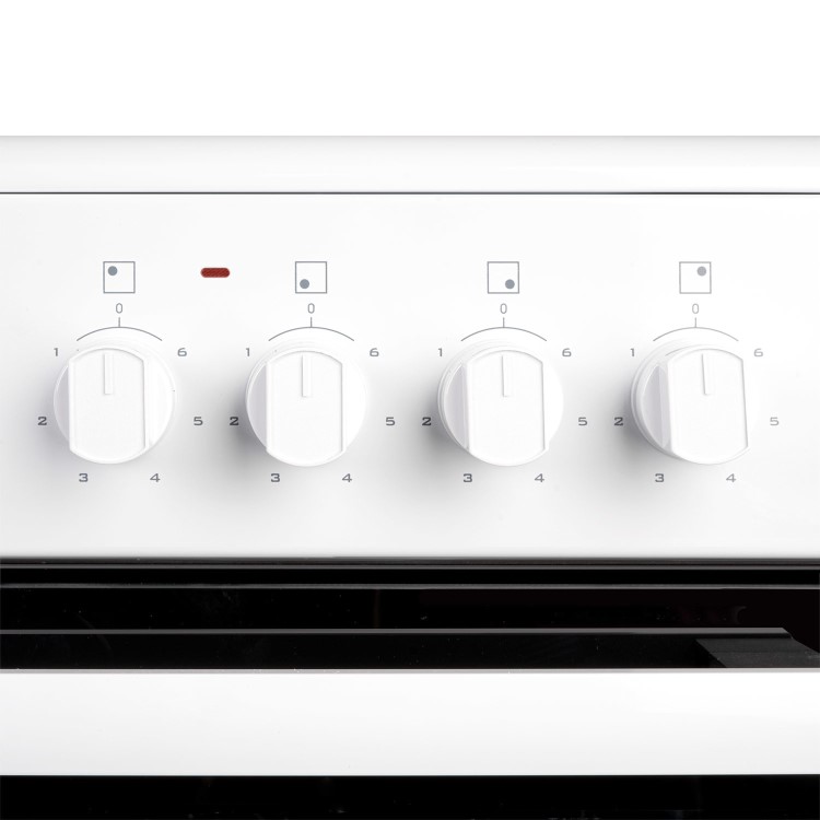 electriQ 60cm Electric Cooker - White - Image 4
