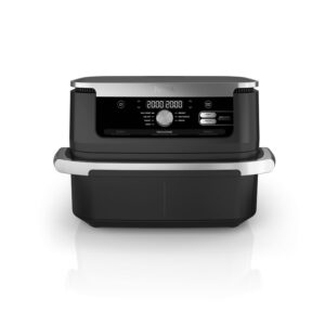 Ninja AF500UK Foodi FlexDrawer 10.4L Dual Air Fryer 2 Flexible Drawers Healthy Crispy Cooking