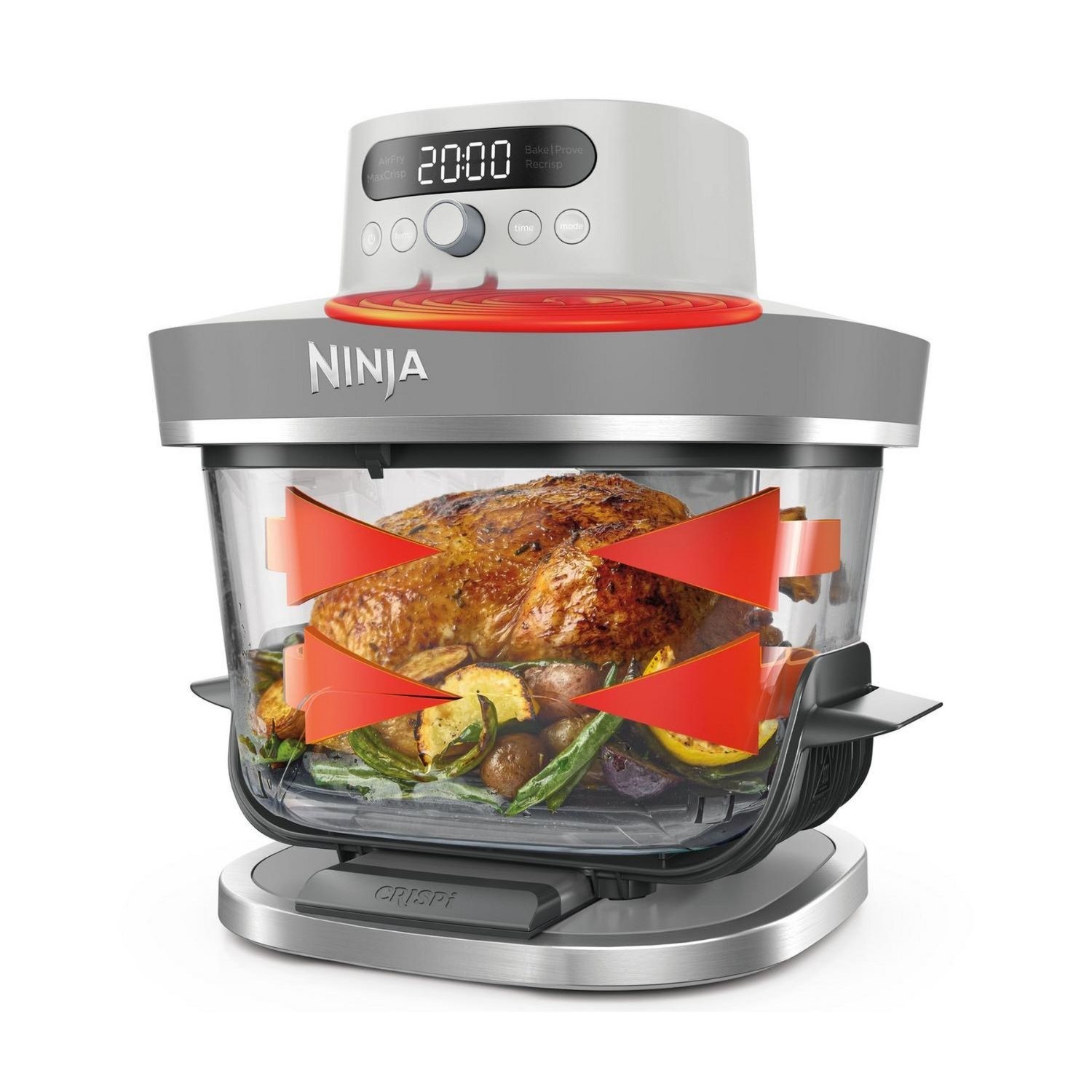 Ninja AS090UKWH CRISPi PRO 5-in-1 Glass Air Fryer – White Air Fry Roast Bake Reheat & Dehydrate Healthy Crispy Cooking - Image 10