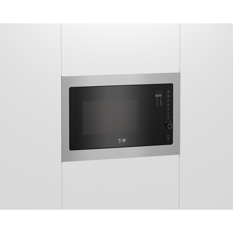 Beko Built-In 900W Microwave with Grill - Stainless Steel - Image 2
