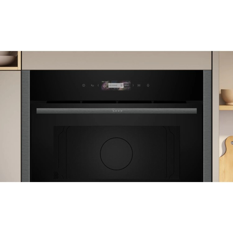 Neff N70 Built-In 1000W Microwave Oven - Graphite - Image 2