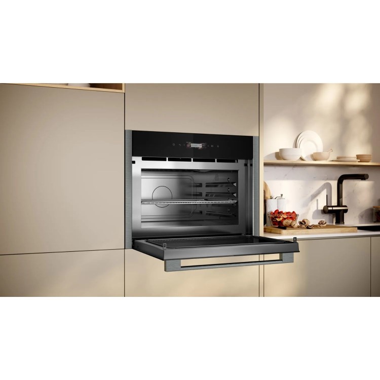 Neff N70 Built-In 1000W Microwave Oven - Graphite - Image 4