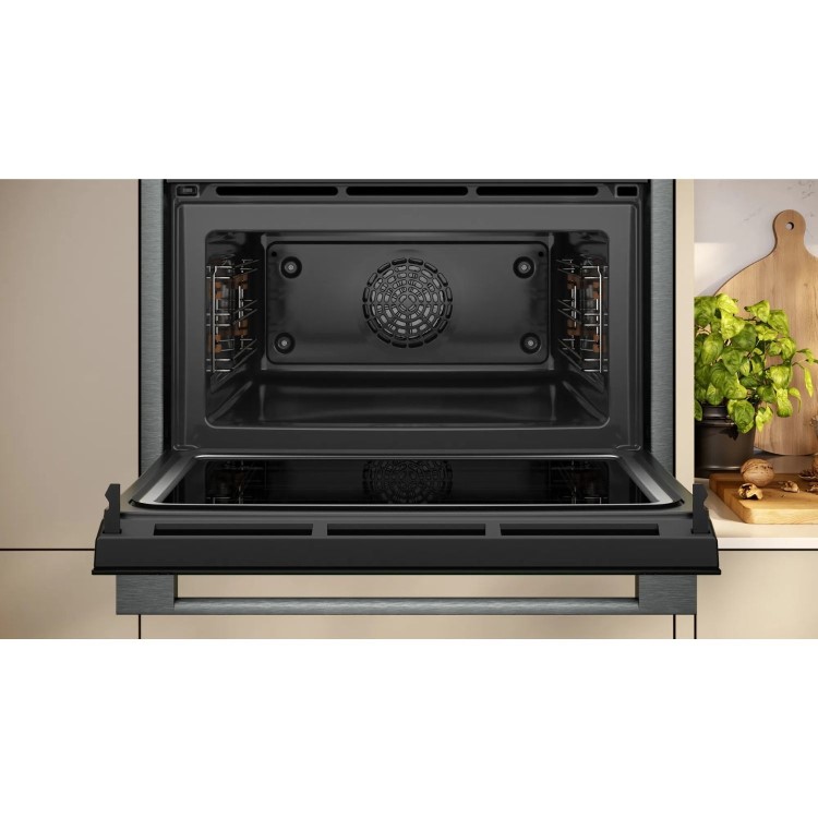 Neff N70 Built-In Combination Microwave Oven - Graphite Grey - Image 2