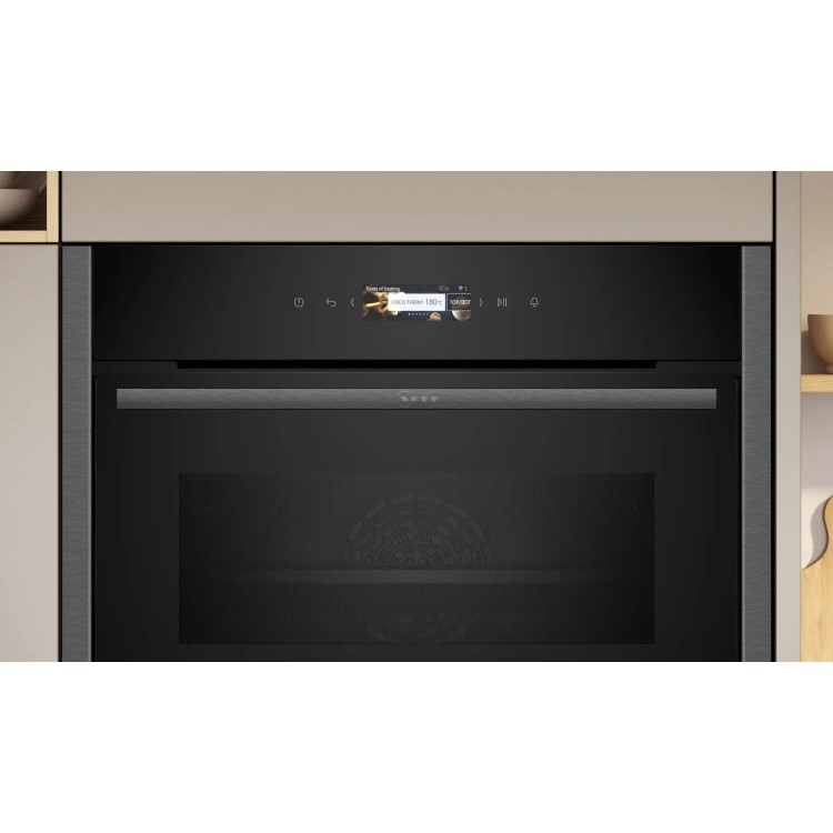 Neff N70 Built-In Combination Microwave Oven - Graphite Grey - Image 2