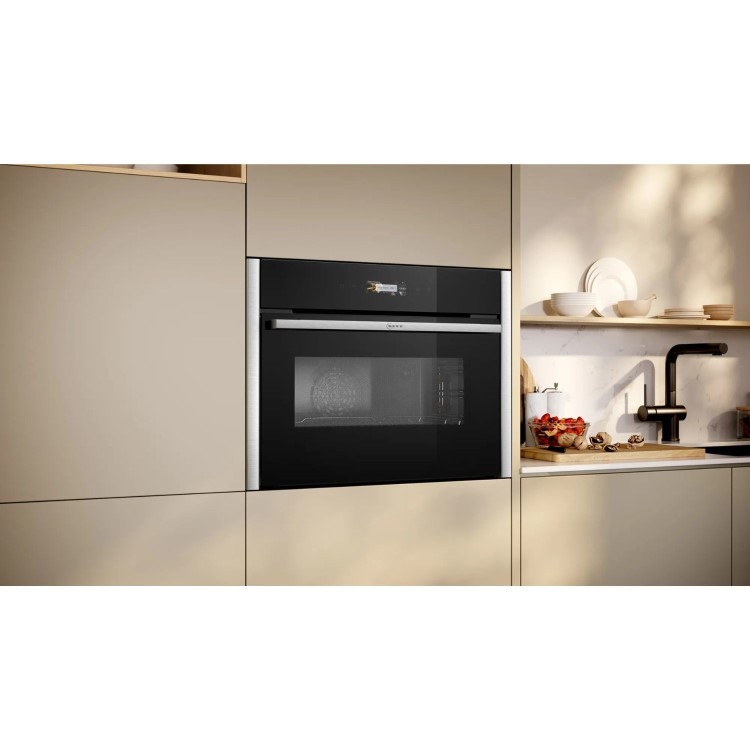 Neff N70 Built-In Combination Microwave Oven - Stainless Steel - Image 4