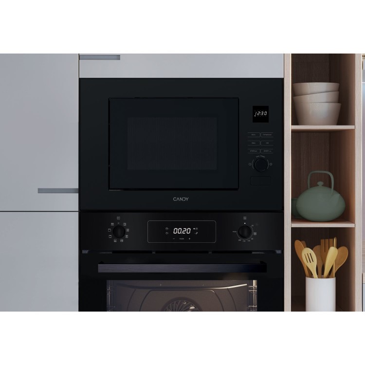 Candy Built-In 850W Microwave with Grill - Black - Image 4