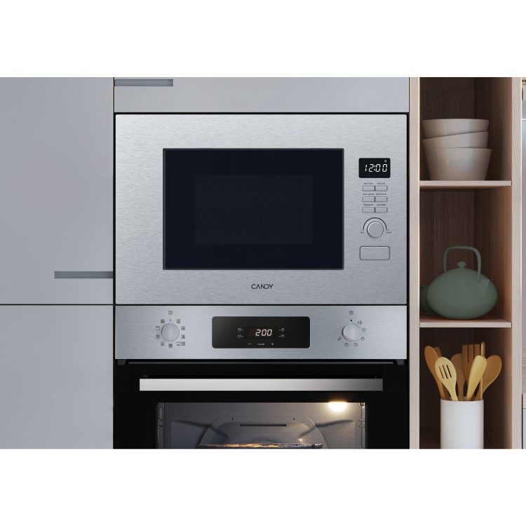 Candy Built-In 700W Microwave with Grill - Stainless Steel - Image 4