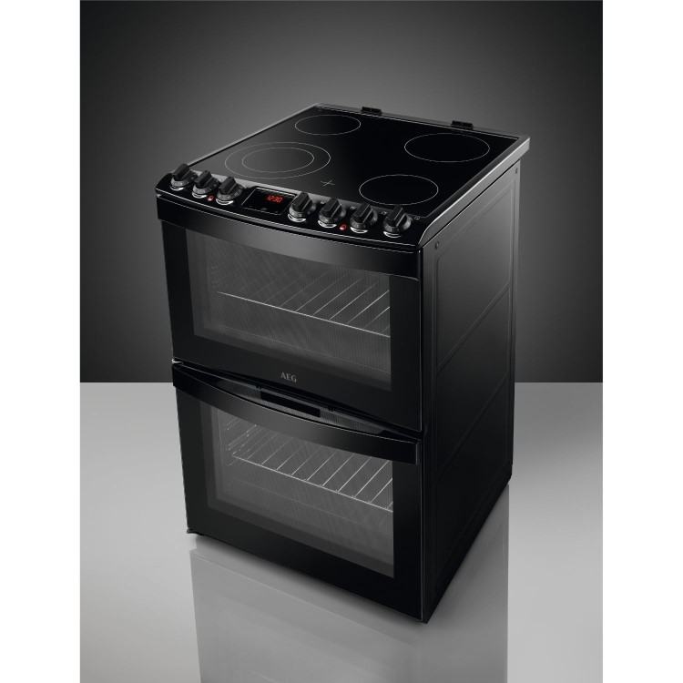 AEG 6000 Series 60cm Electric Cooker - Black - Image 2