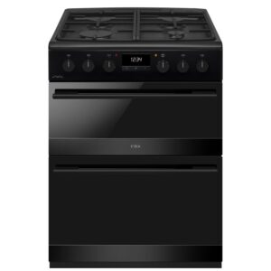 CDA 60cm Dual Fuel Cooker with Airfry - Black