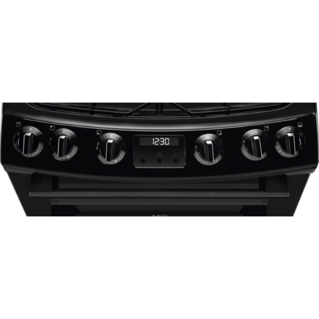 AEG 60cm Gas Cooker with Lid - Black - Image 2