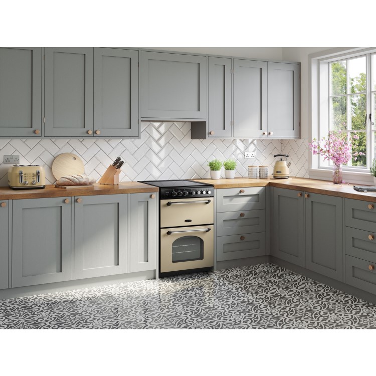 Rangemaster Classic 60cm Electric Cooker - Cream - Image 2