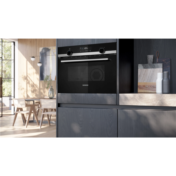 Siemens iQ500 Built-In Combination Microwave Oven - Stainless Steel - Image 4