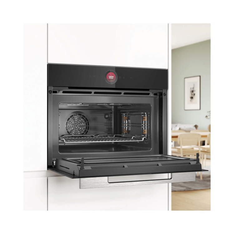 Bosch Series 8 Built-In Combination Microwave Oven - Black - Image 3