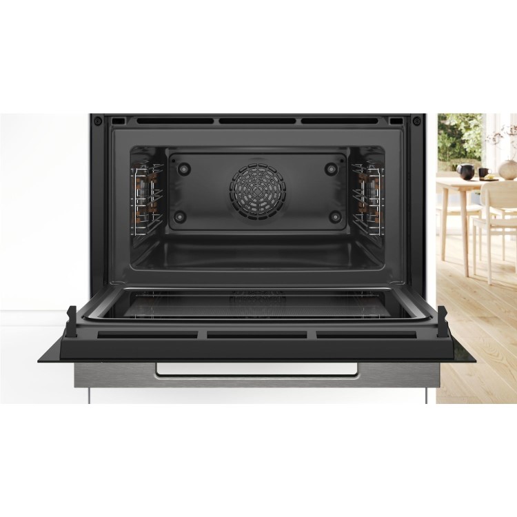 Bosch Series 8 Built-In Combination Microwave Oven - Black - Image 4