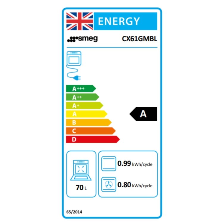 Smeg Concert 60cm Dual Fuel Cooker - Black - Image 6