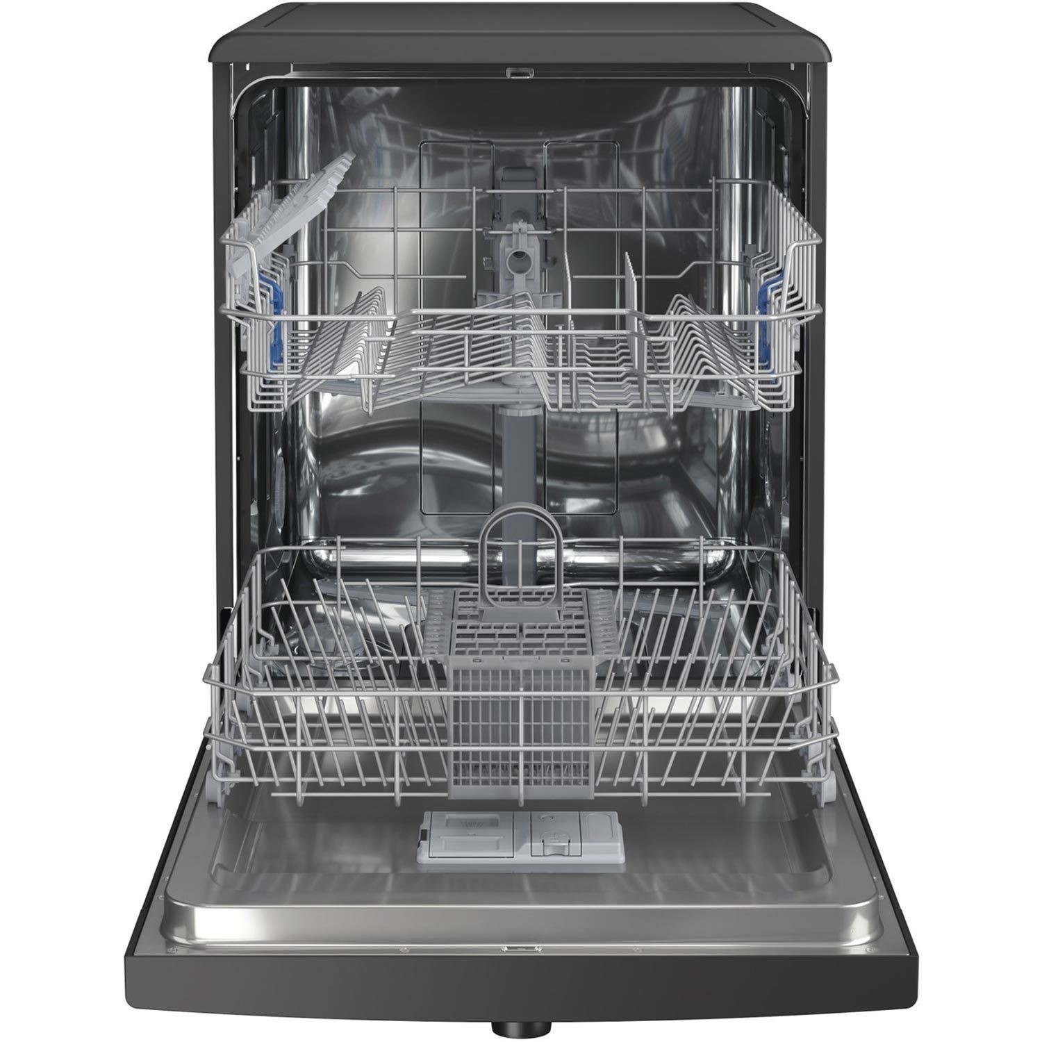 Indesit Fast&Clean Freestanding Dishwasher - Push&Go Black - Image 4