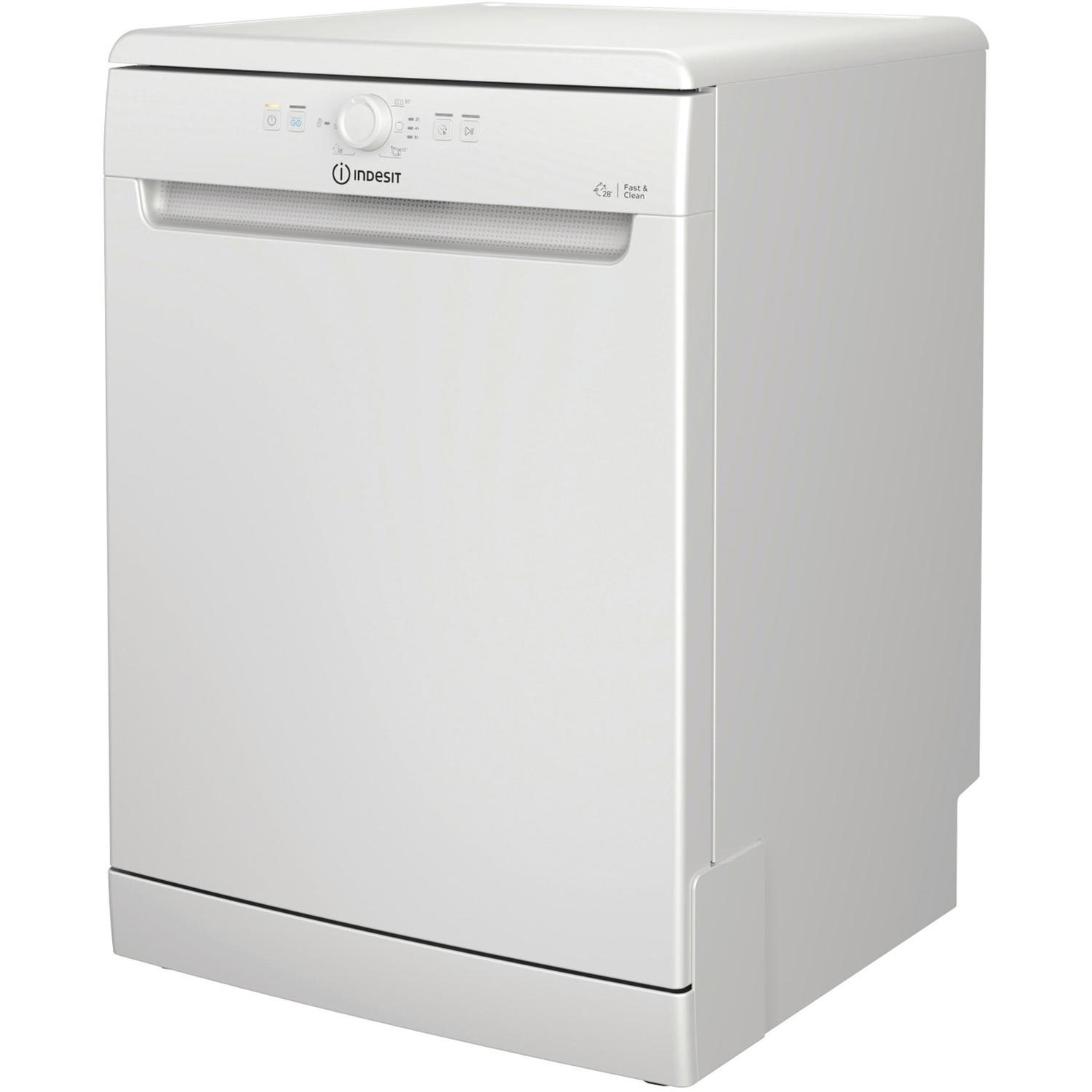 Indesit Fast&Clean Freestanding Dishwasher - Push&Go White - Image 2