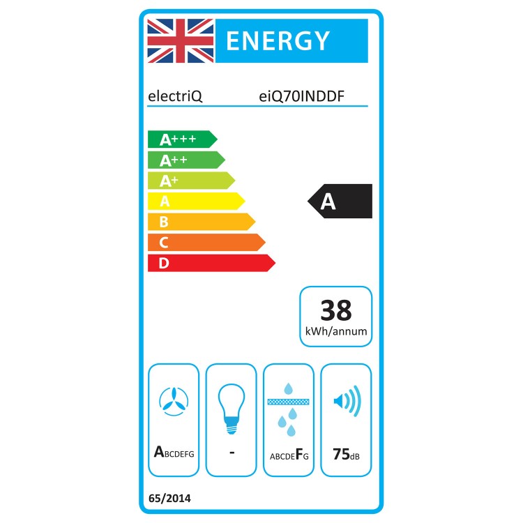 electriQ 70cm Venting Induction Hob with Flex Zone - Image 7