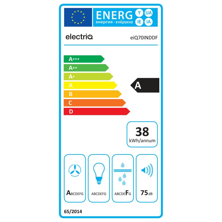 electriQ 70cm Venting Induction Hob with Flex Zone - Image 8