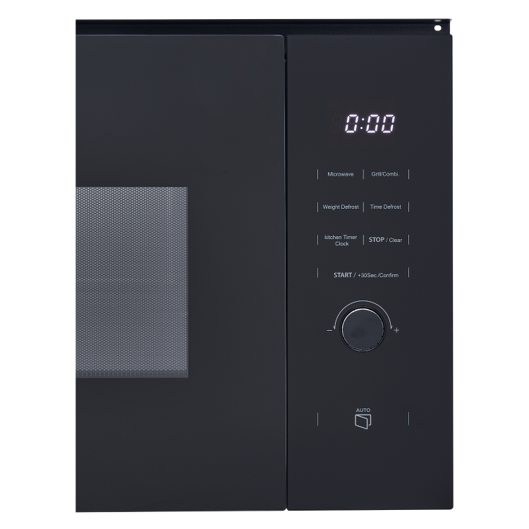 electriQ 25L 900W Built-In Microwave with Grill - Black - Image 2