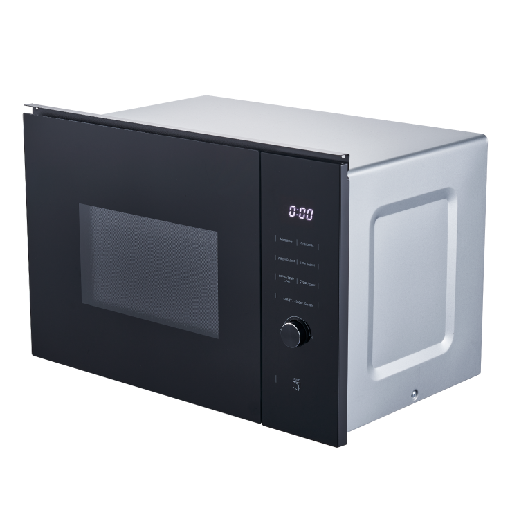 electriQ 25L 900W Built-In Microwave with Grill - Black - Image 4