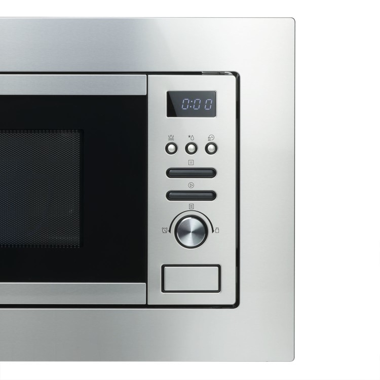 electriQ Built-In 800W Microwave with Grill - Stainless Steel - Image 6