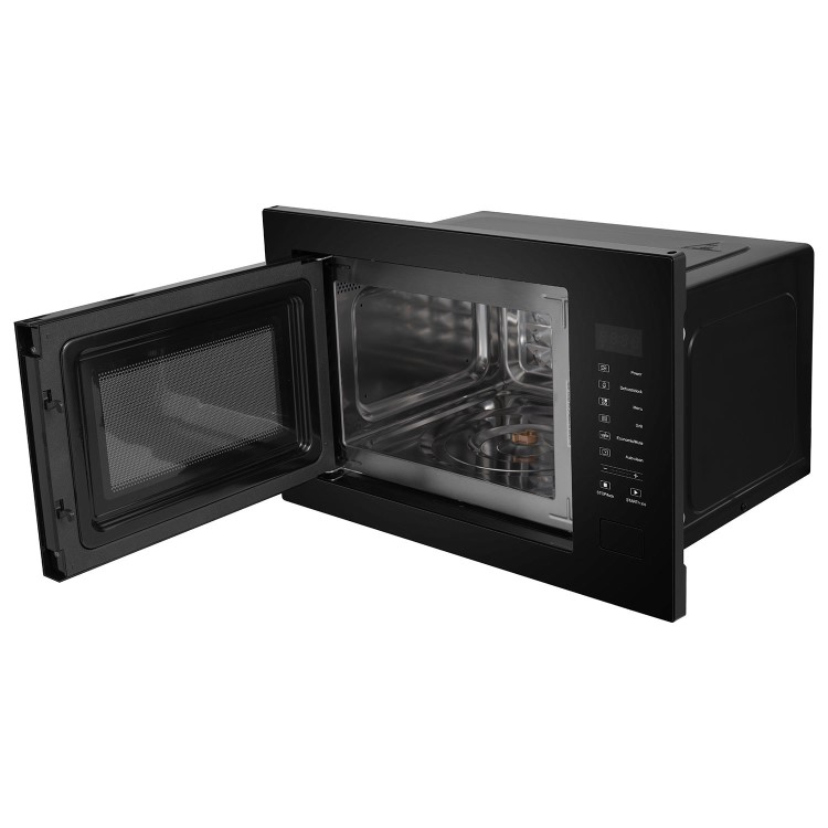electriQ 25L Built-In Microwave with Grill - Black - Image 5