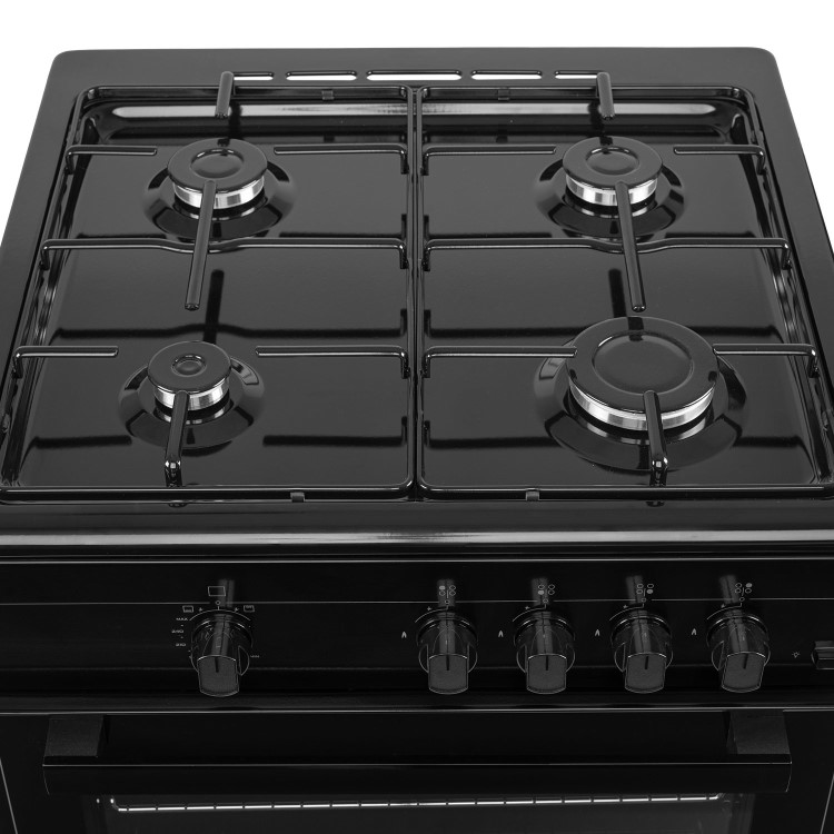 electriQ 60cm Gas Cooker - Black - Image 6