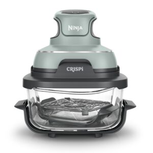 Ninja FN101UKSG CRISPi 4-in-1 Portable Air Fryer Sage Healthy Crispy Cooking Anywhere