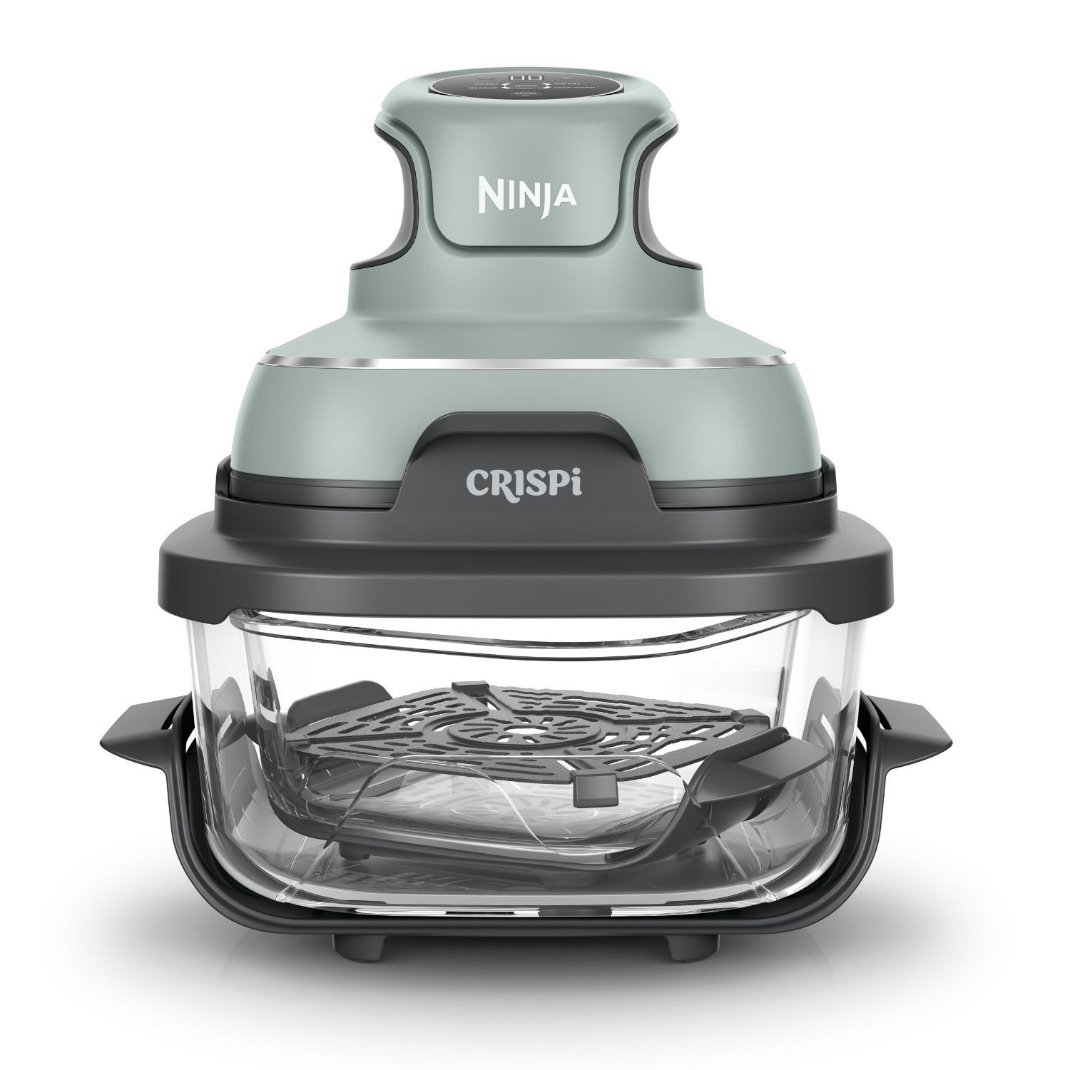 Ninja FN101UKSG CRISPi 4-in-1 Portable Air Fryer Sage Healthy Crispy Cooking Anywhere