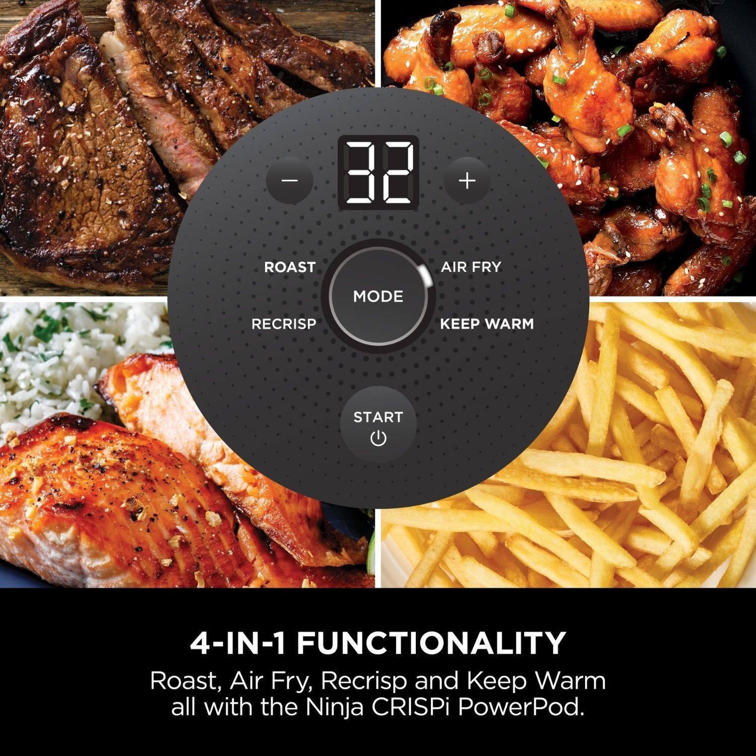 Ninja FN101UKSG CRISPi 4-in-1 Portable Air Fryer Sage Healthy Crispy Cooking Anywhere - Image 4