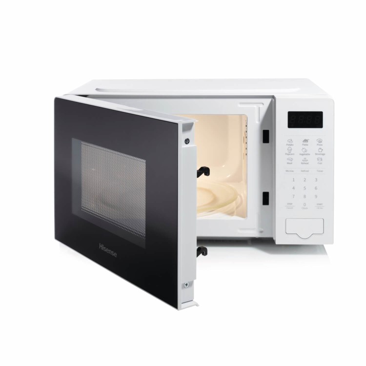 Hisense 20L Freestanding Solo Digital Microwave Oven - White - Image 3