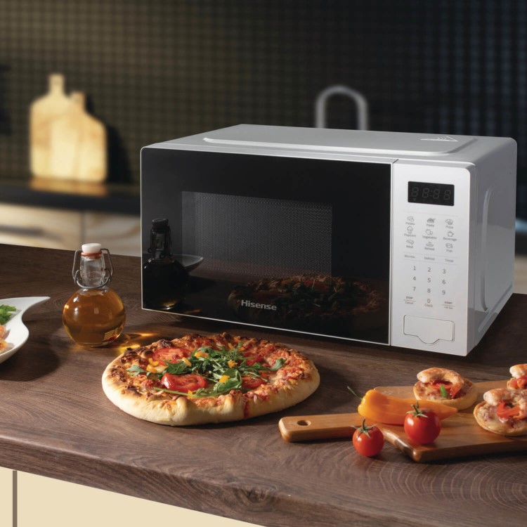 Hisense 20L Freestanding Solo Digital Microwave Oven - White - Image 5
