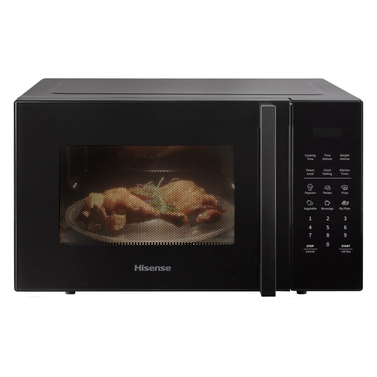 Hisense 25L Freestanding Solo Digital Microwave Oven - Black
