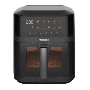 Hisense HAF1800DCDUK 6.3L Air Fryer with Touch Colour Display - Black