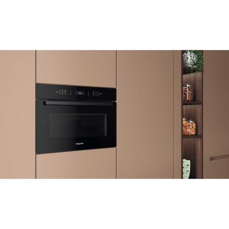 Hotpoint Class 6 Built-In Compact Combination Microwave Oven - Black - Image 5