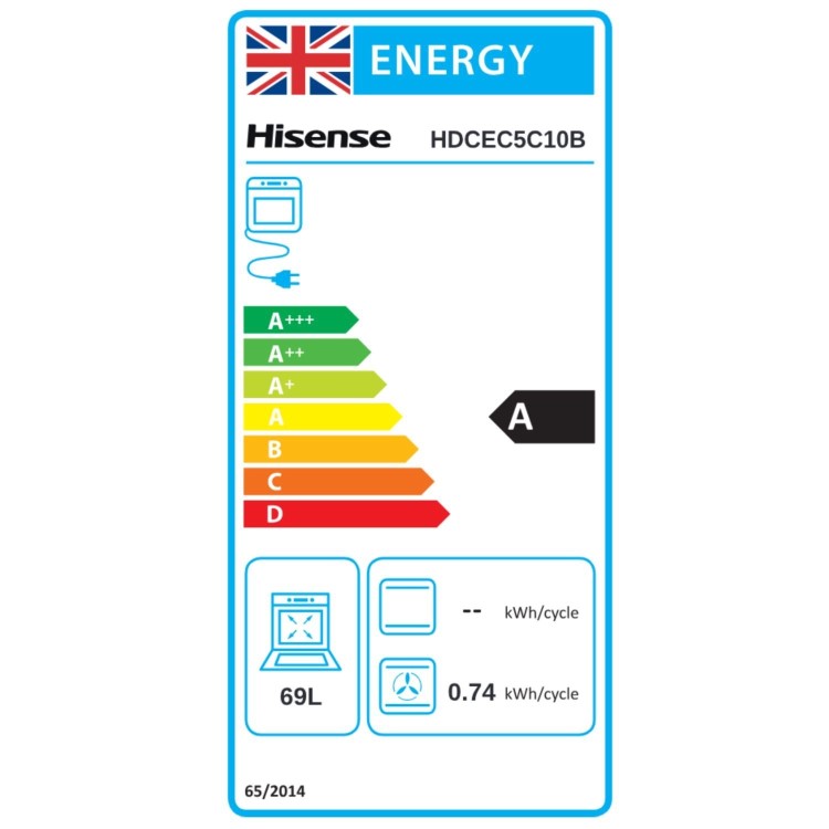 Hisense 50cm Electric Cooker with Air Fry - Black - Image 14