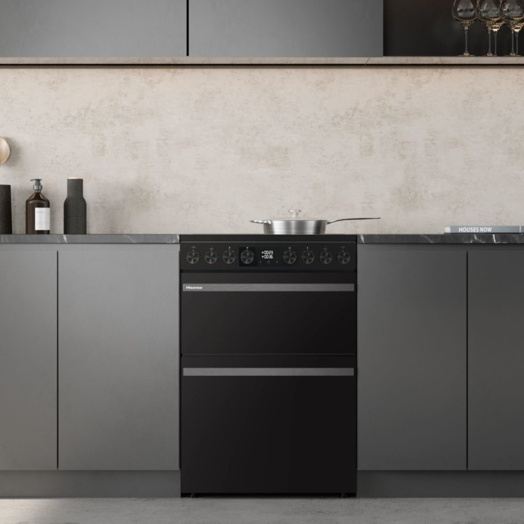 Hisense 60cm Electric Cooker - Black - Image 2