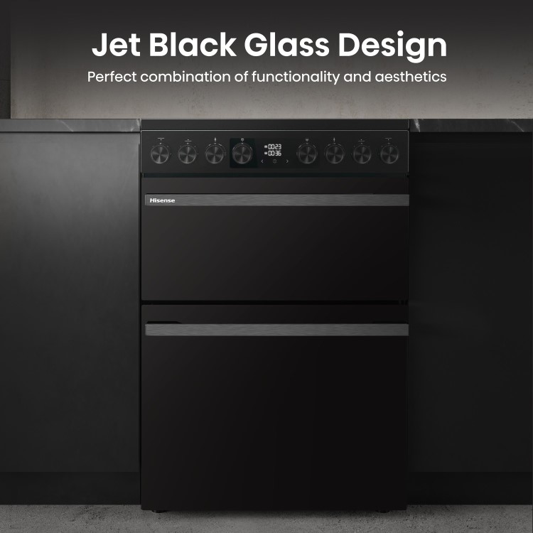 Hisense 60cm Electric Cooker - Black - Image 8