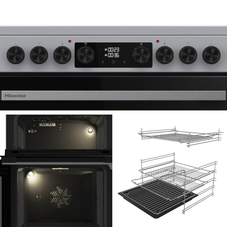 Hisense 60cm Electric Cooker - Stainless Steel - Image 13