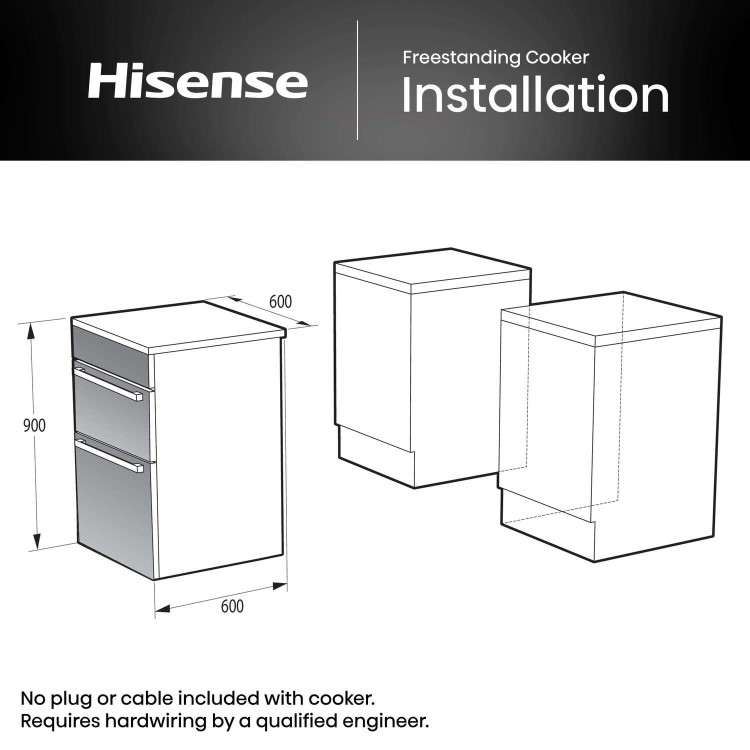 Hisense 60cm Electric Cooker - Stainless Steel - Image 14