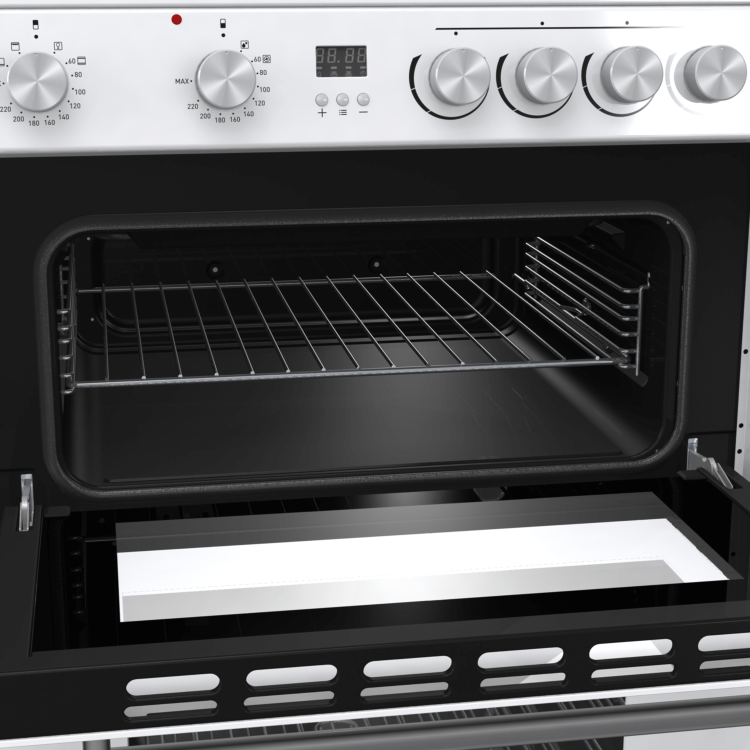 Hisense 60cm Electric Cooker - White - Image 3