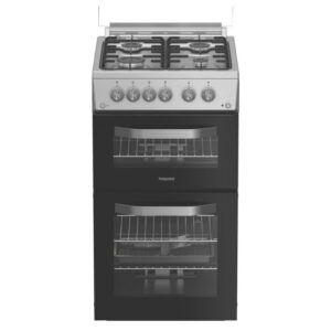 Hotpoint 50cm Gas Cooker - Stainless Steel