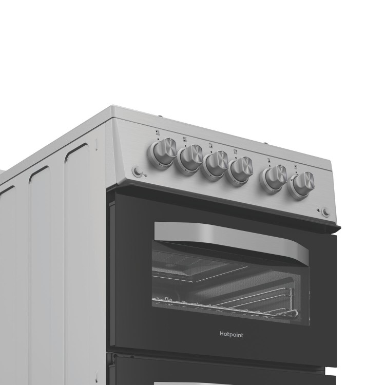 Hotpoint 50cm Gas Cooker - Stainless Steel - Image 7