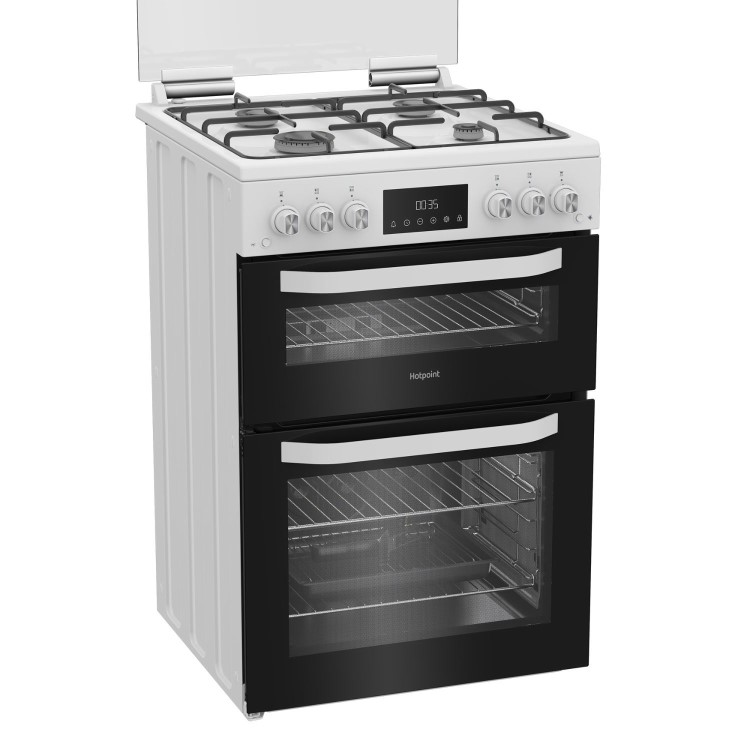 Hotpoint 60cm Gas Cooker - White - Image 2